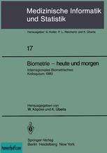 Biometrie — heute und morgen: Interregionales Biometrisches Kolloquium 1980 der Deutschen Region und Region Österreich — Schweiz der Internationalen Biometrischen Gesellschaft München, 17.–20. März 1980.jpg