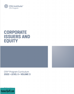 2022 CFA© Program Curriculum Level II Volume 3 Corporate Issuers and Equity.jpg